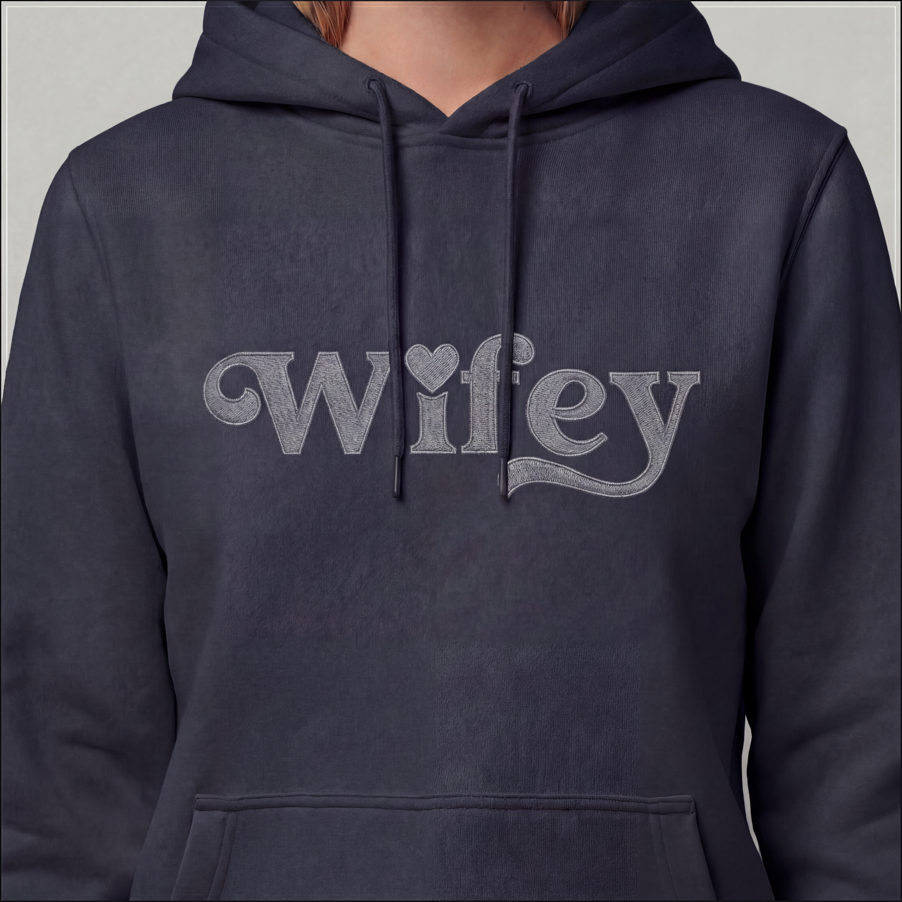 "Wifey" hoodie (EMBROIDERED)