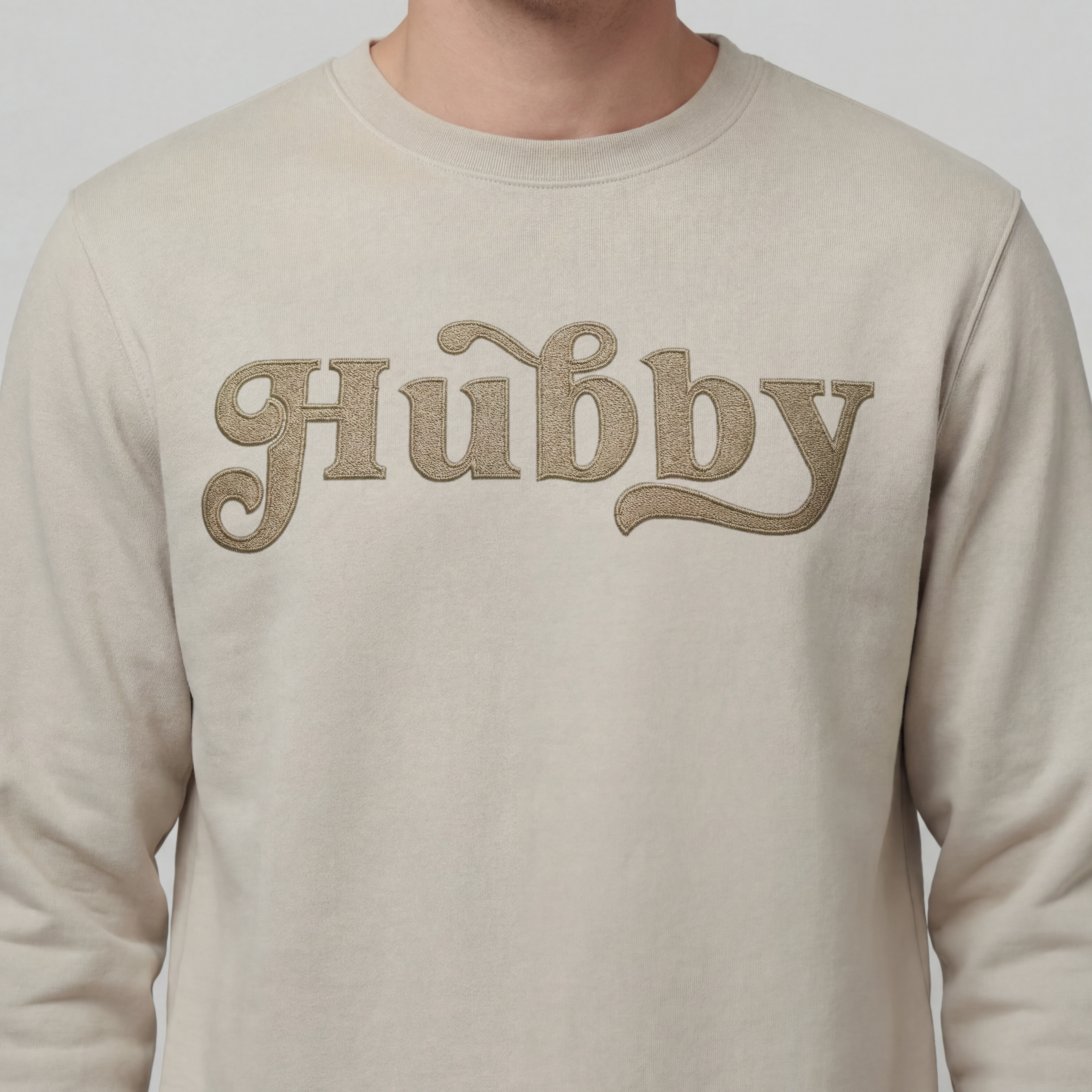 "Hubby" sweatshirt (EMBROIDERED)