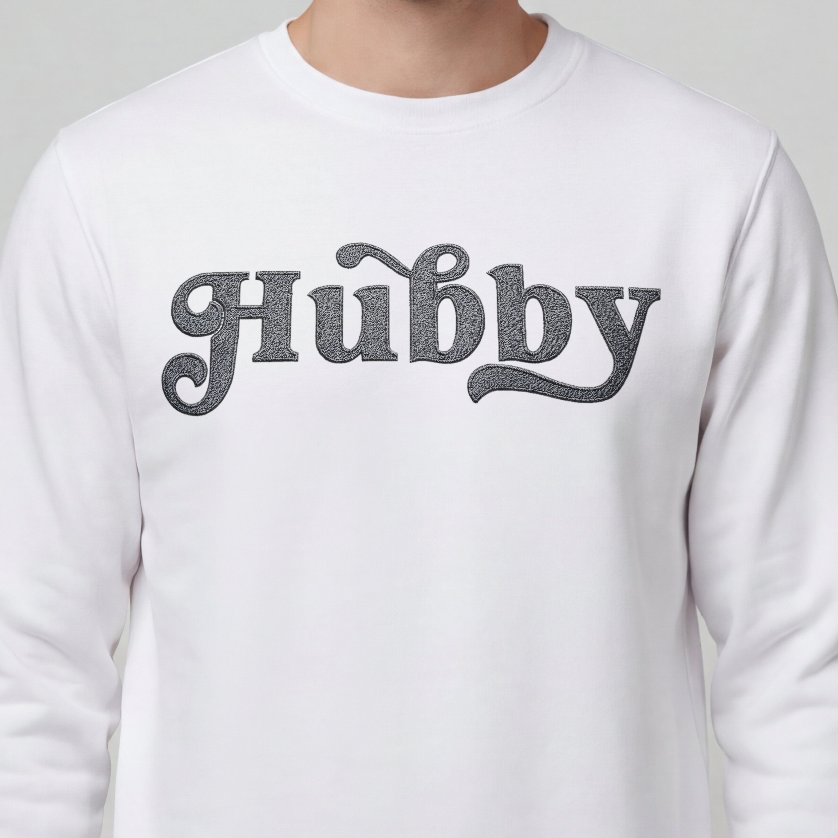 "Hubby" sweatshirt (EMBROIDERED)