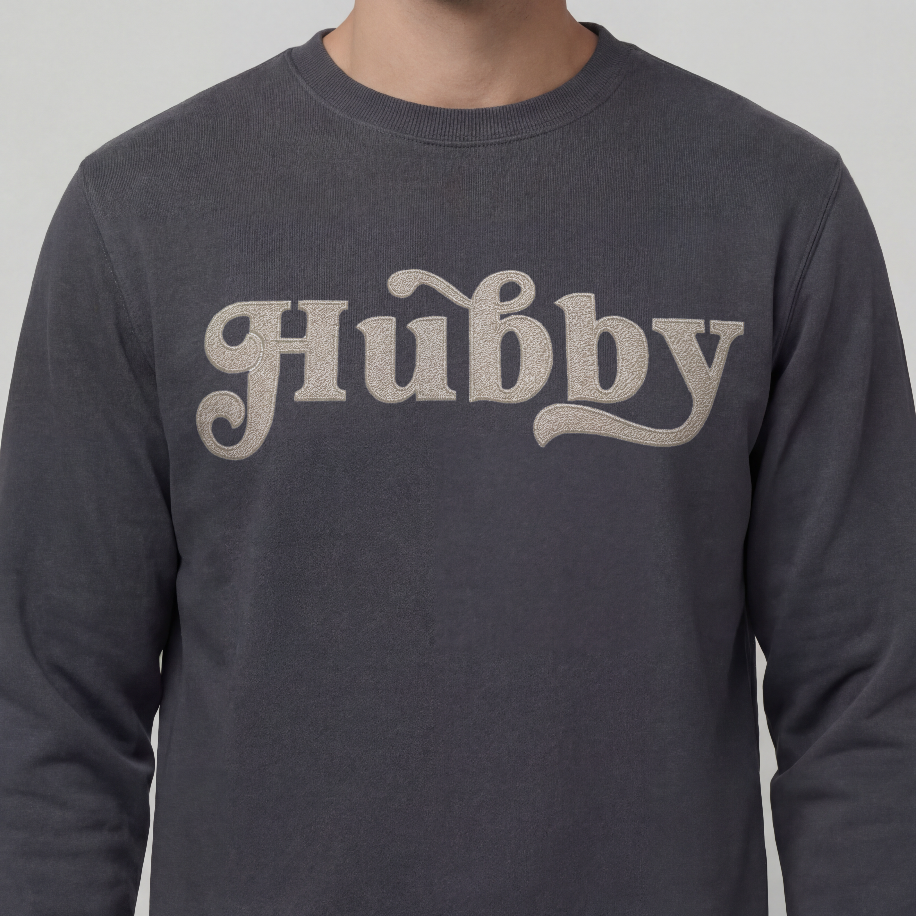"Hubby" sweatshirt (EMBROIDERED)