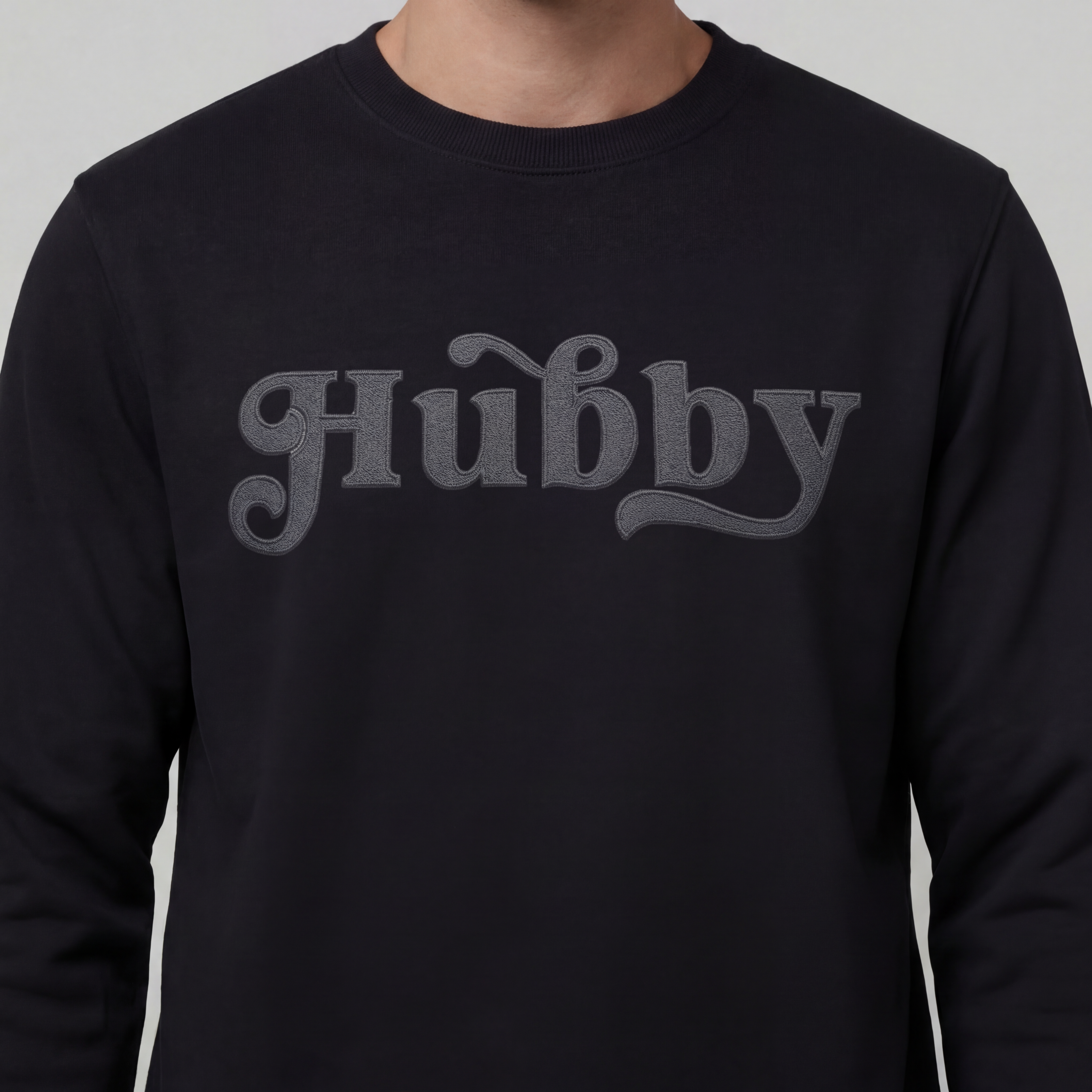 "Hubby" sweatshirt (EMBROIDERED)