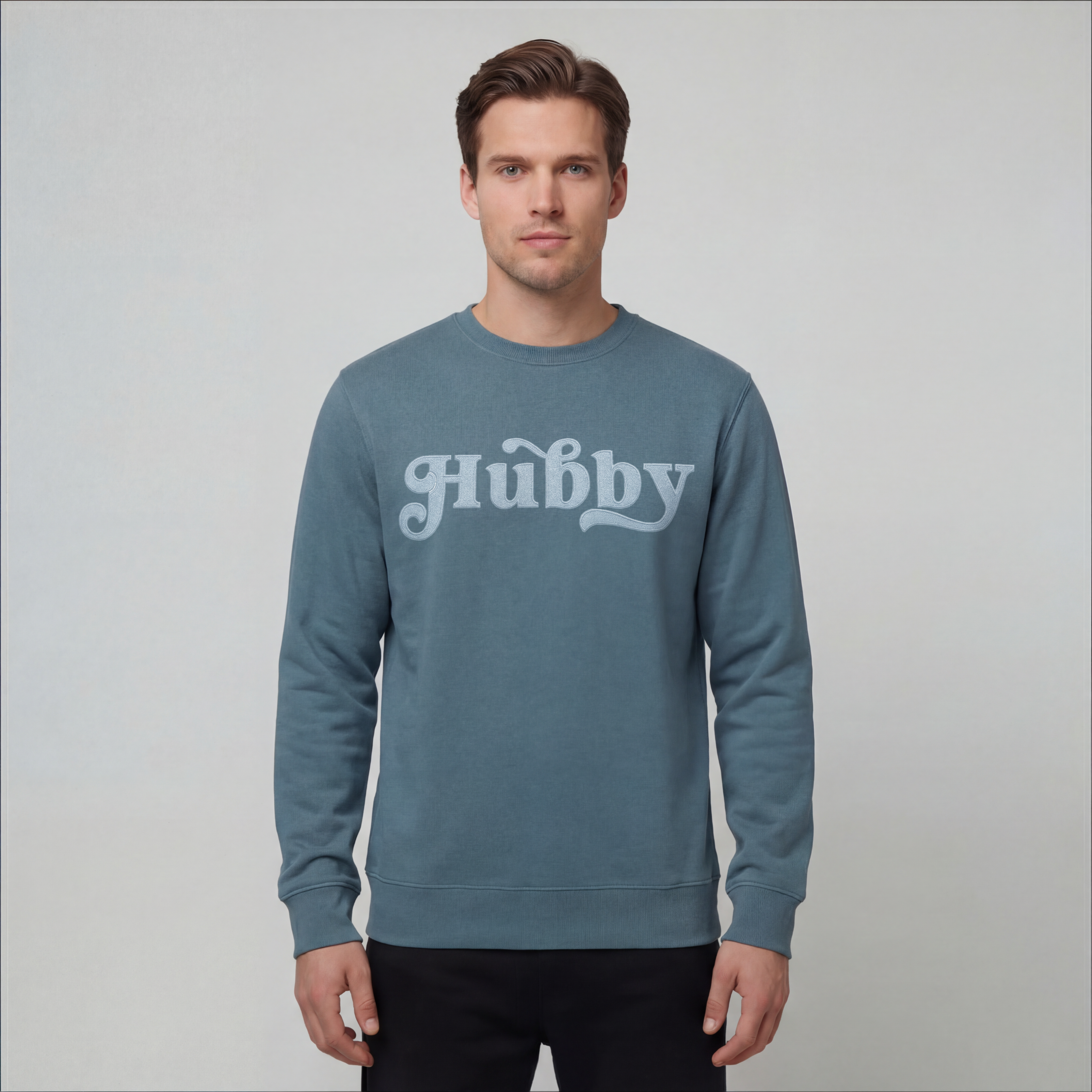 "Hubby" sweatshirt (EMBROIDERED)