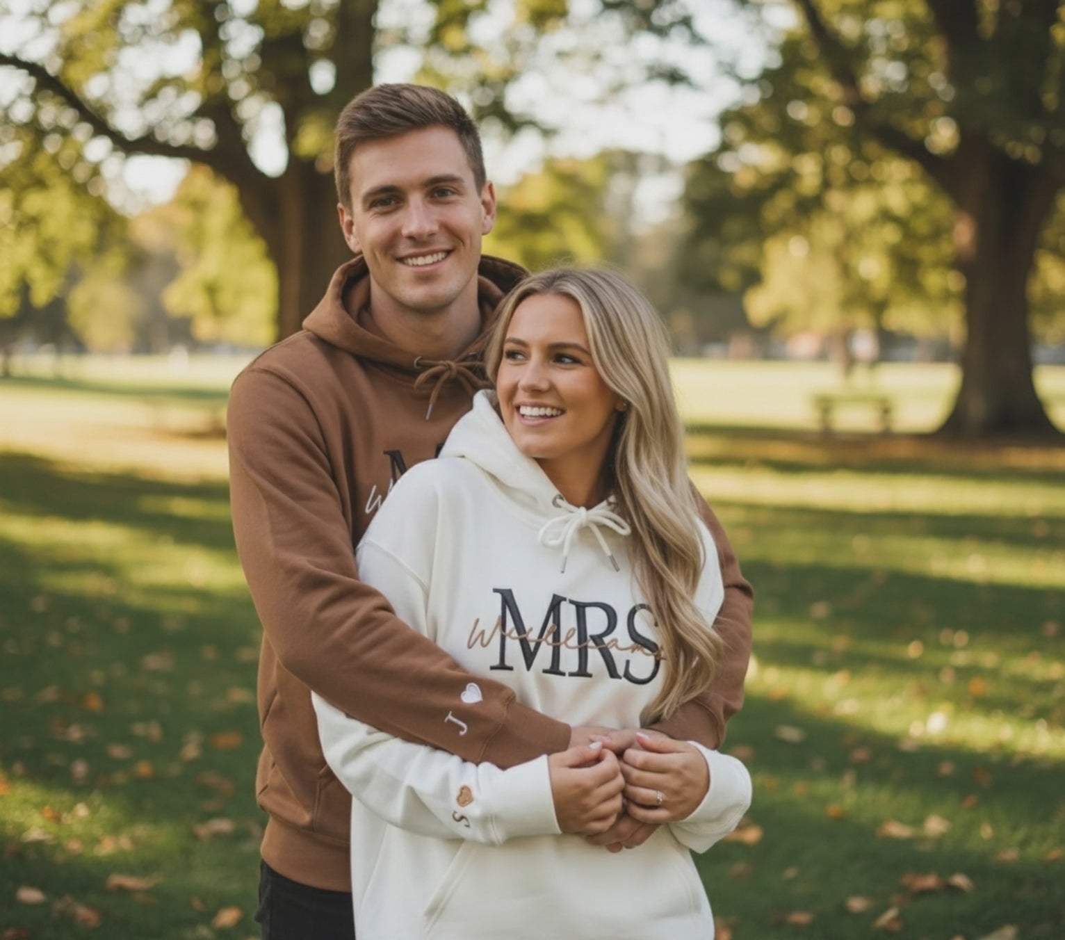 Load video: Mrs. &amp; Mr. Autumn Hoodie